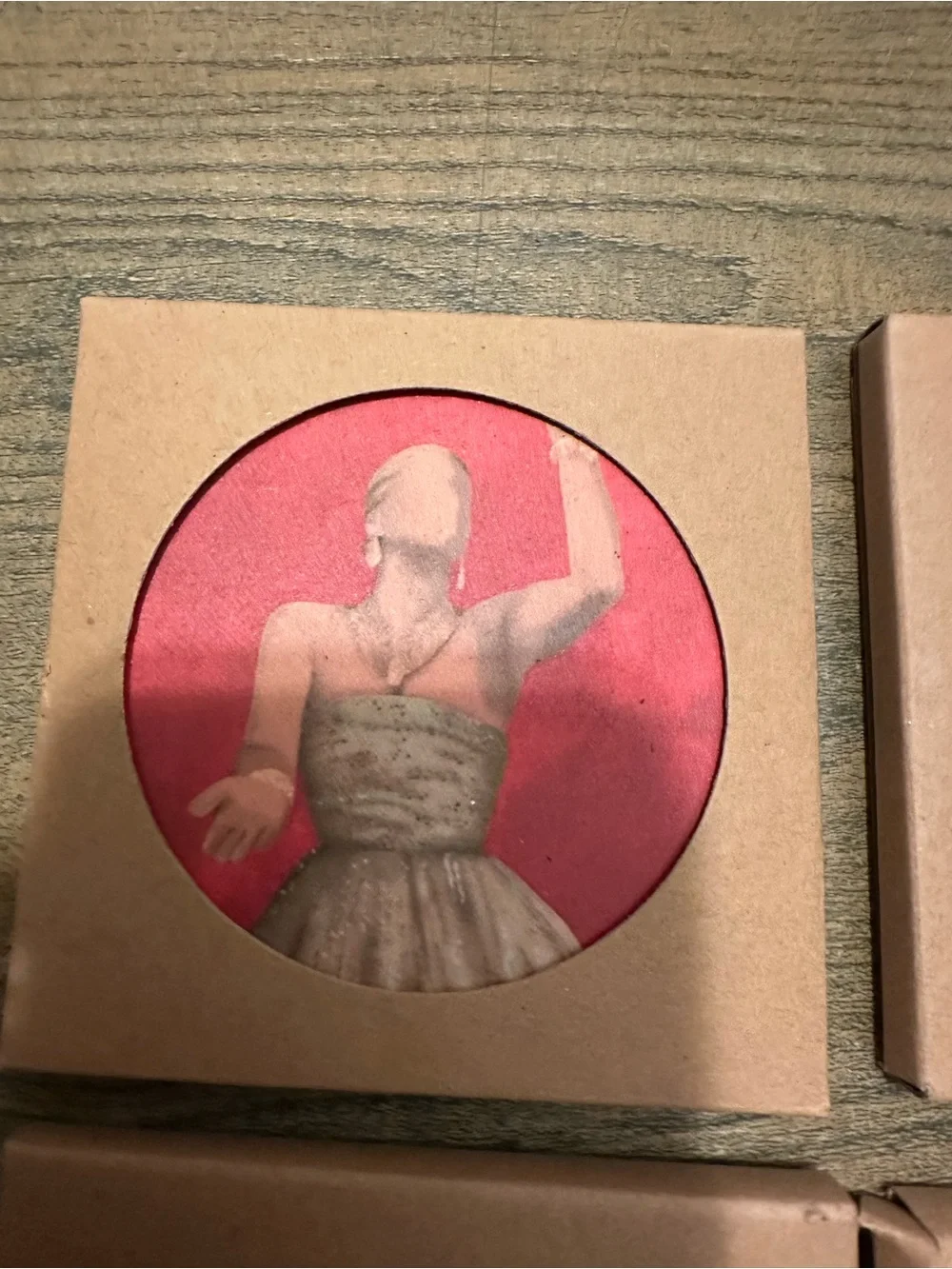 Set of 4 Broadway Musical Theater Character Art Coasters